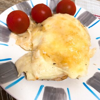 鶏むね肉とマッシュポテトのチーズ焼き